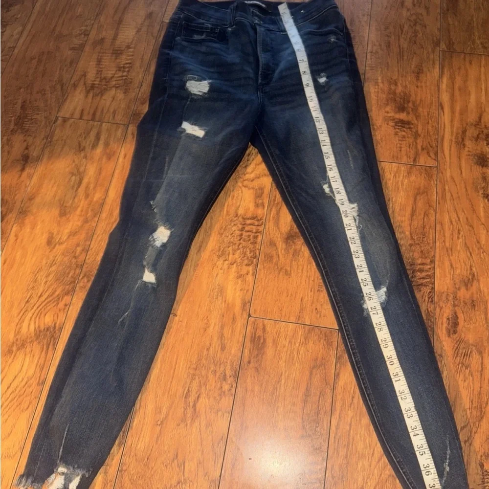 Express Ankle Legging High Rise Hyper Stretch Jeans Women’s Size 6R - Picture 7 of 10